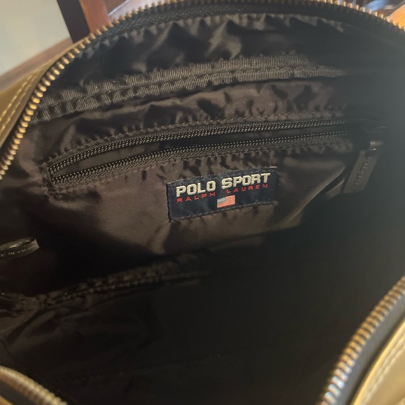 Polo Ralph Lauren Gold and Black Sport Bag - Picture 5 of 5